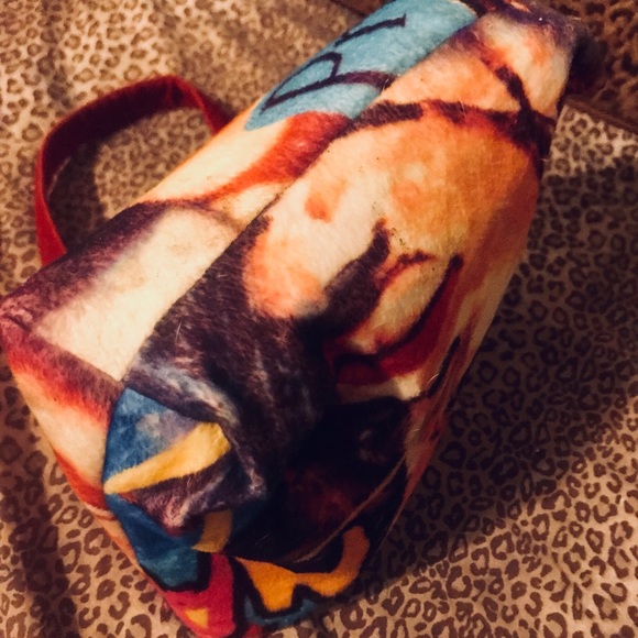 TOPSY TURVY Reversible Velvet Handbag - Picture 6 of 7